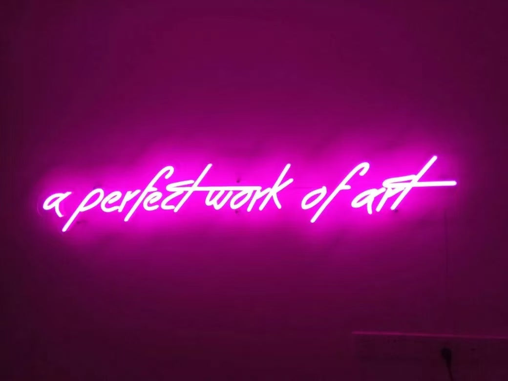 A Perfect Work of Art Sign