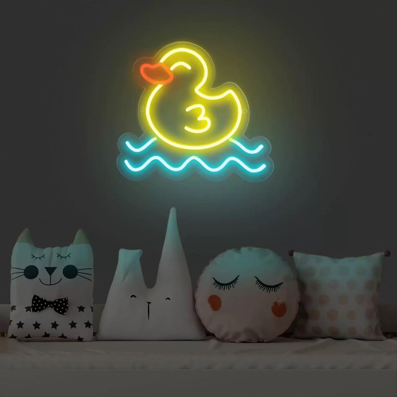 Yellow Bath Duck Neon Sign